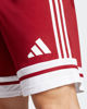 Immagine di ADIDAS -PANTALONCINO DA CALCIO UOMO ROSSO E BIANCO SQUA25 -JE7745