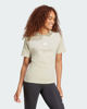 Immagine di ADIDAS - T-SHIRT DONNA MEZZA MANICA BEIGE CON BANDE BIANCHE  3S SJ - JE1237