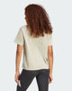 Immagine di ADIDAS - T-SHIRT DONNA MEZZA MANICA BEIGE CON BANDE BIANCHE  3S SJ - JE1237