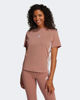 Immagine di ADIDAS - T-SHIRT DONNA MEZZA MANICA CIPRIA CON BANDE BIANCHE  3S SJ -JE1231