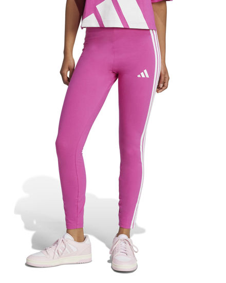 Immagine di ADIDAS - LEGGINGS DONNA FUXIA 3S SJ LEG CON BANDE BIANCHE -  JC5577