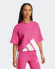 Immagine di ADIDAS - T-SHIRT DONNA MEZZA MANICA FUXIA CON LOGO STAMPATO -JG8728