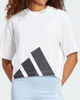 Immagine di ADIDAS - T-SHIRT DONNA MEZZA MANICA BIANCA  CON LOGO STAMPATO - JG8737