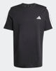 Immagine di ADIDAS -T-SHIRT UOMO MEZZA MANICA NERA CON BANDE BIANCHE -   JV6783