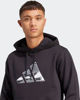 Immagine di ADIDAS - FELPA UOMO CON CAPPUCCIO NERA CON LOGO MIMETICO -JM6378