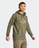 Immagine di ADIDAS - FELPA UOMO CON CAPPUCCIO VERDE CON LOGO MIMETICO -JM6379