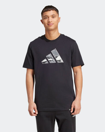 Immagine di ADIDAS - T-SHIRT UOMO MEZZA MANICA NERA  CON LOGO MIMETICO - JM6381