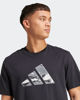 Immagine di ADIDAS - T-SHIRT UOMO MEZZA MANICA NERA  CON LOGO MIMETICO - JM6381