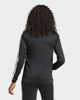 Immagine di ADIDAS -FELPA DONNA FULL ZIP NERA E BIANCA 3S TT TRIC -JC8889