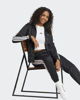 Immagine di ADIDAS -FELPA DONNA FULL ZIP NERA E BIANCA 3S TT TRIC -JC8889