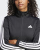 Immagine di ADIDAS -FELPA DONNA FULL ZIP NERA E BIANCA 3S TT TRIC -JC8889