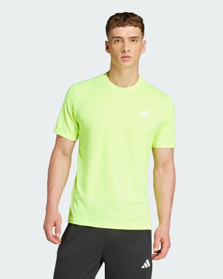Immagine di ADIDAS - T-SHIRT MEZZA MANICA UOMO VERDE FLUO ESSENTIALS TRAINING - JN7315