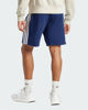 Immagine di ADIDAS - PANTALONCINO UOMO BLU CON 3 BANDE BIANCHE FRENCH TERRY - JE6417