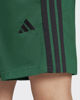 Immagine di ADIDAS - PANTALONCINO UOMO VERDE CON BANDE NERE SINGLE JERSEY 7 POLLICI -  JF3680