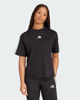 Immagine di ADIDAS - T-SHIRT DONNA MEZZA MANICA  NERA CON 3 BANDE BIANCHE  ESSENTIALS 3-STRIPES - JC5960