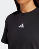 Immagine di ADIDAS - T-SHIRT DONNA MEZZA MANICA  NERA CON 3 BANDE BIANCHE  ESSENTIALS 3-STRIPES - JC5960