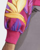 Immagine di ADIDAS  - FELPA DONNA CON CAPPUCCIO FANTASIA TROPICALE FUXIA, BLU, GIALLA E ROSA, X FARM -  JD6283