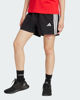 Immagine di ADIDAS - PANTALONCINO DONNA NERO CON BANDE BIANCHE SINGLE JERSEY 7 POLLICI - JD0908