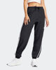 Immagine di ADIDAS - PANTALONI TUTA  DONNA NERO CON BANDE BIANCHE ESSENTIALS 3-STRIPES FRENCH T.CUFFED - JD5302