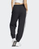 Immagine di ADIDAS - PANTALONI TUTA  DONNA NERO CON BANDE BIANCHE ESSENTIALS 3-STRIPES FRENCH T.CUFFED - JD5302