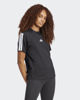 Immagine di ADIDAS - T-SHIRT DONNA MEZZA MANICA ESSENTIALS 3-STRIPES NERA CON BANDE BIANCHE-JM2393