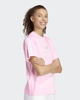 Immagine di ADIDAS - T-SHIRT DONNA MEZZA MANICA ESSENTIALS 3-STRIPES ROSA CON BANDE BIANCHE- JM2398