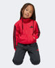 Immagine di ADIDAS - TUTA COMPLETA KIDS ROSSA CON 3 BANDE NERE ESSENTIALS CLIMACOOL - JE1400