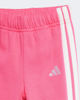Immagine di ADIDAS - TUTA COMPLETA BABY FUXIA, BIANCA E ROSA CON BANDE BIANCHE FRENCH TERRY JOGGER - JV9853
