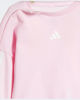 Immagine di ADIDAS - TUTA COMPLETA BABY FUXIA, BIANCA E ROSA CON BANDE BIANCHE FRENCH TERRY JOGGER - JV9853