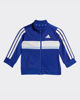 Immagine di ADIDAS - TUTA COMPLETA BABY BLU, BIANCA E CELESTE CON 3 BANDE BIANCHE SEASONAL ESSENTIALS TIBERIO 3 STRIPES - JN2235