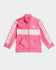 Immagine di ADIDAS - TUTA COMPLETA BABY FUXIA, BIANCA E ROSA CON 3 BANDE BIANCHE SEASONAL ESSENTIALS TIBERIO 3 STRIPES - JW498