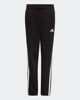 Immagine di ADIDAS - PANTALONI JUNIOR NERI CON 3 BANDE BIANCHE ESSENTIALS 3-STRIPES FLEECE PANTS - JJ3540