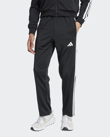 Immagine di ADIDAS -PANTALONI DA TUTA UOMO NERI CON 3 BANDE BIANCHE SNAP TRACK - JL8593