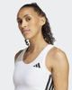 Immagine di ADIDAS - CANOTTA SPORTIVA CORTA DONNA BIANCA CON BANDE NERE TRAIN ESSENTIALS 3-STRIPES - JF8916