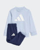 Immagine di ADIDAS - TUTA COMPLETA BABY BLU, BIANCA E CELESTE ESSENTIALS BIG LOGO FRENCH TERRY JOGGER SET - JE1395