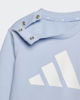 Immagine di ADIDAS - TUTA COMPLETA BABY BLU, BIANCA E CELESTE ESSENTIALS BIG LOGO FRENCH TERRY JOGGER SET - JE1395