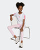 Immagine di ADIDAS - T-SHIRT  MEZZA MANICA JUNIOR  ESSENTIALS SUPER LIGHT  BIANCA CON BANDE FUXIA -  JY4973