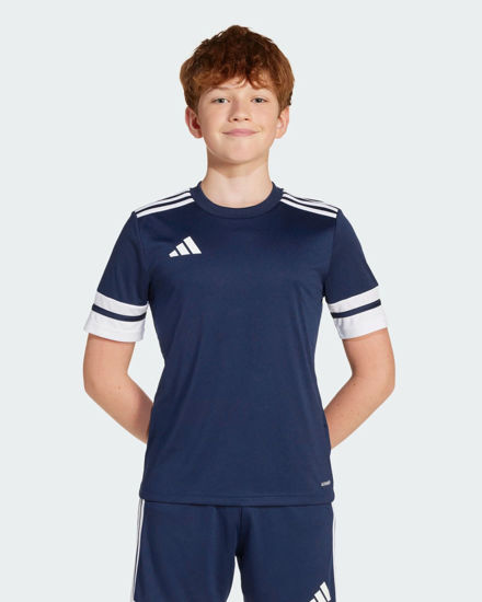 Immagine di ADIDAS - T-SHIRT DA ALLENAMENTO JUNIOR  BLU E BIANCA SQUA25  - JJ0053