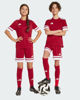 Immagine di ADIDAS - PANTALONCINO DA ALLENAMENTO JUNIOR ROSSO E BIANCO SQUA25  - JJ2416