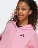 Immagine di ADIDAS - FELPA FULL ZIP CON CAPPUCCIO RAGAZZAROSA  FUTURE ICONS 3-STRIPES  HOODIE - JD1300
