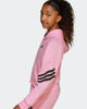 Immagine di ADIDAS - FELPA FULL ZIP CON CAPPUCCIO RAGAZZAROSA  FUTURE ICONS 3-STRIPES  HOODIE - JD1300