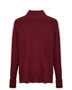Immagine di BACHATA - Maglia manica lunga a lupetto bordeaux da donna