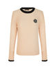 Immagine di BACHATA - Maglia manica lunga beige e nera da donna