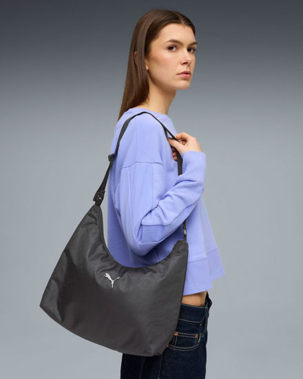 Immagine di BORSA POP SLOUCHY HOBO BAG BLACK-SCRIPT