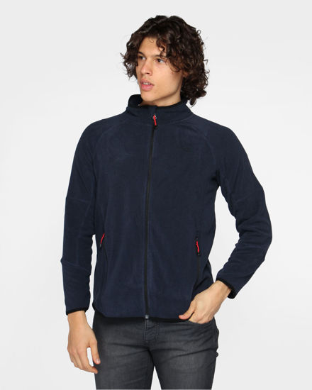 Immagine di ON SPIRIT - PILE  RIGATO UOMO  FULL  BLU SCURO- FABIO