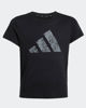 Immagine di ADIDAS -T-SHIRT MEZZA MANICA JUNIOR NERA CON LOGO GRANDE ANIMAL - KC5448