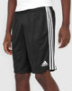 Immagine di ADIDAS - PANTALONCINO UOMO NERO CON BANDE BIANCHE AEROREADY THREE STRIPES MESH - GL3412