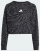 Immagine di ADIDAS -FELPA CORTA DONNA NERA  E GRIGIA FUTURE ICON - JM1367