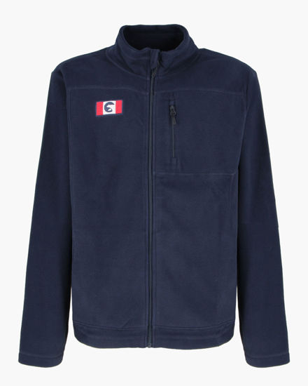 Immagine di ON SPIRIT - PILE UOMO  FULL ZIP BLU SCURO - GLAUCO