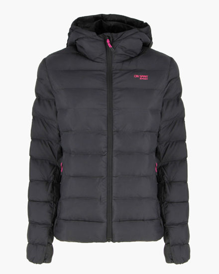 Immagine di ON SPIRIT - GIUBBINO DONNA  CON CAPPUCCIO NERO - LUISA